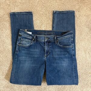 Citizens of Humanity Blue Women's Slim Straight Jeans